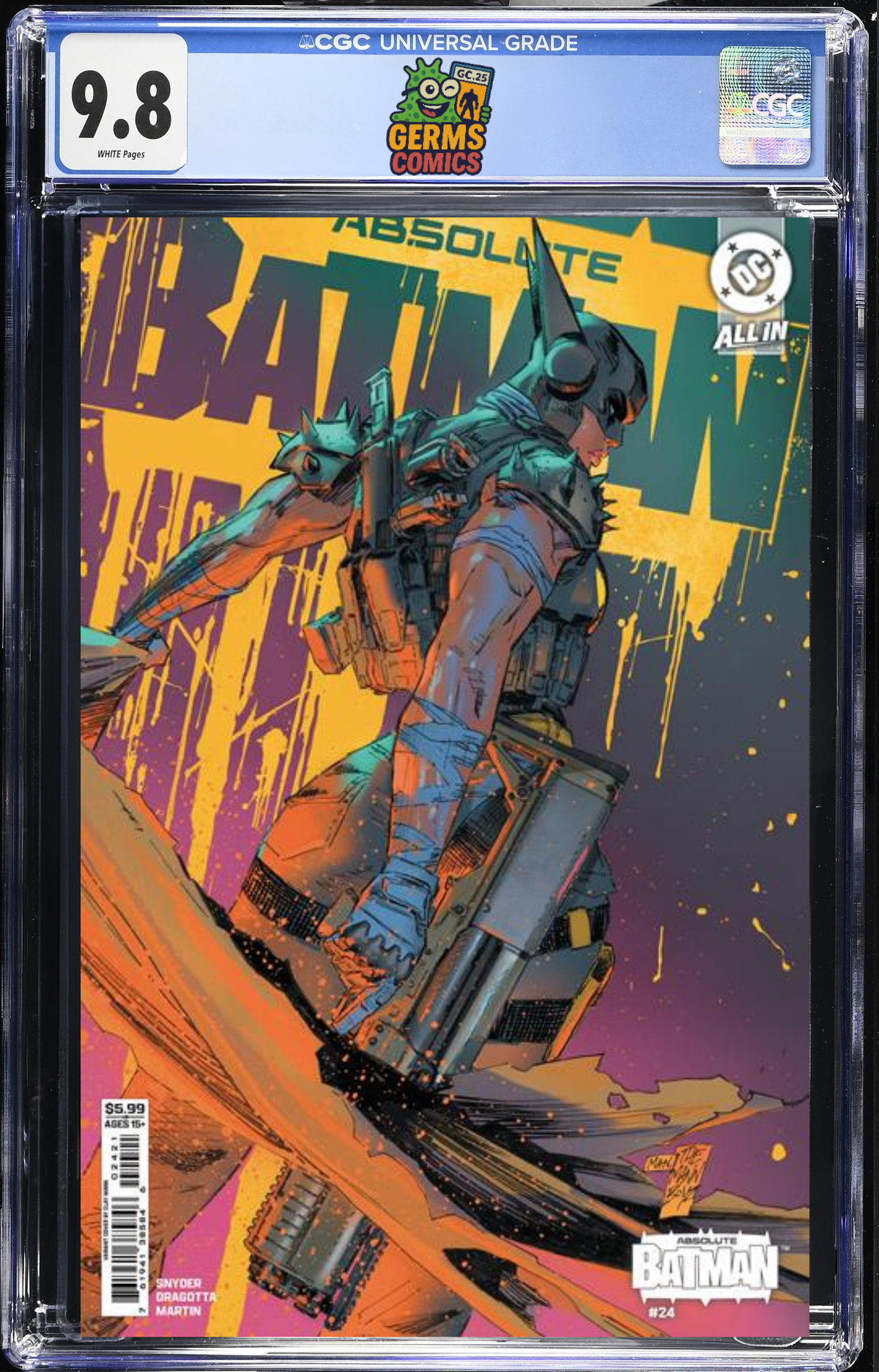 Absolute Batman #24 Cvr B Clay Mann CGC 9.8