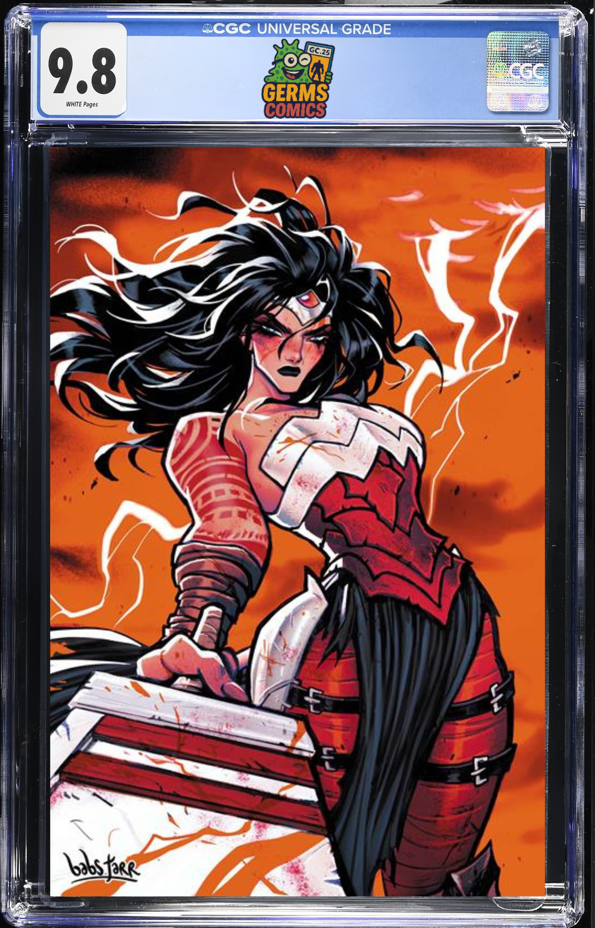 Absolute Wonder Woman #25 Cover F Babs Tarr (Glow in the Dark) CGC 9.8