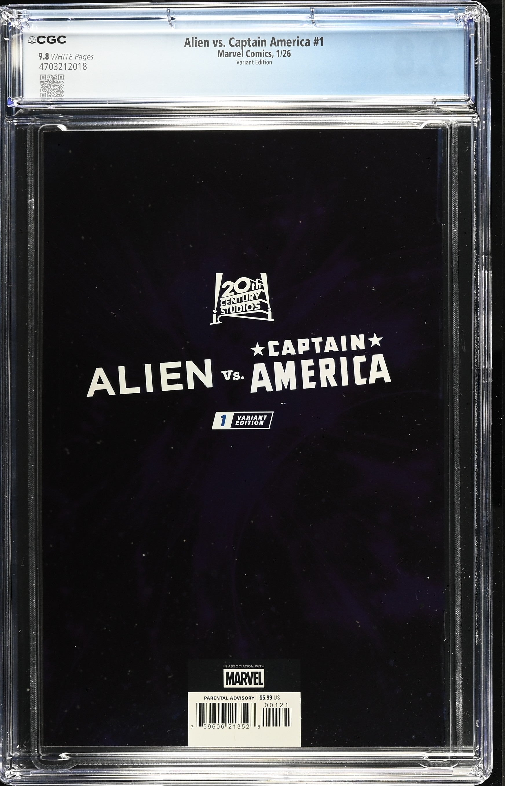 Alien vs. Captain America #1 Dan Panosian CGC 9.8 – Germs Comics