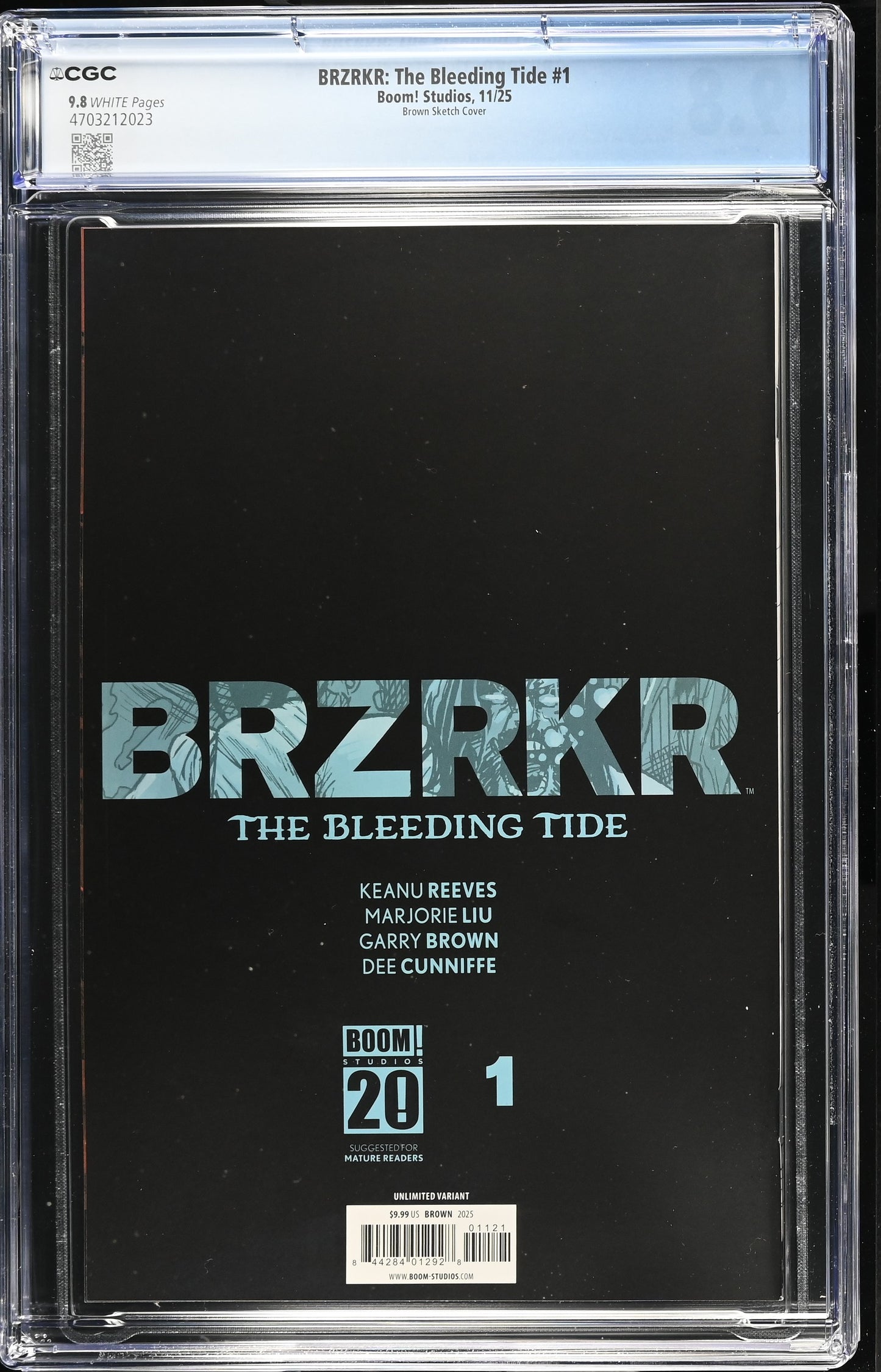 BRZRKR: The Bleeding Tide #1 Garry Brown CGC 9.8