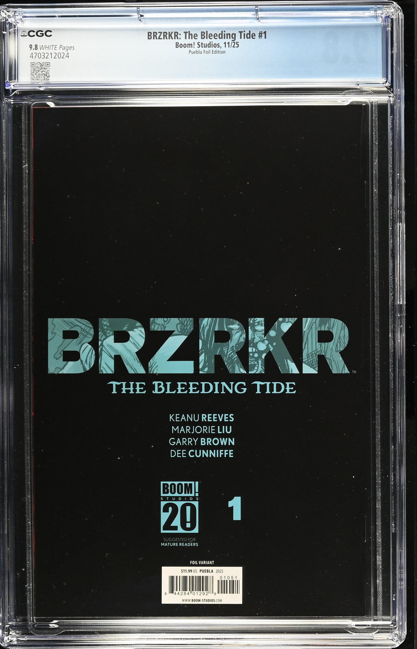 BRZRKR: The Bleeding Tide #1 Rebeca Puebla CGC 9.8