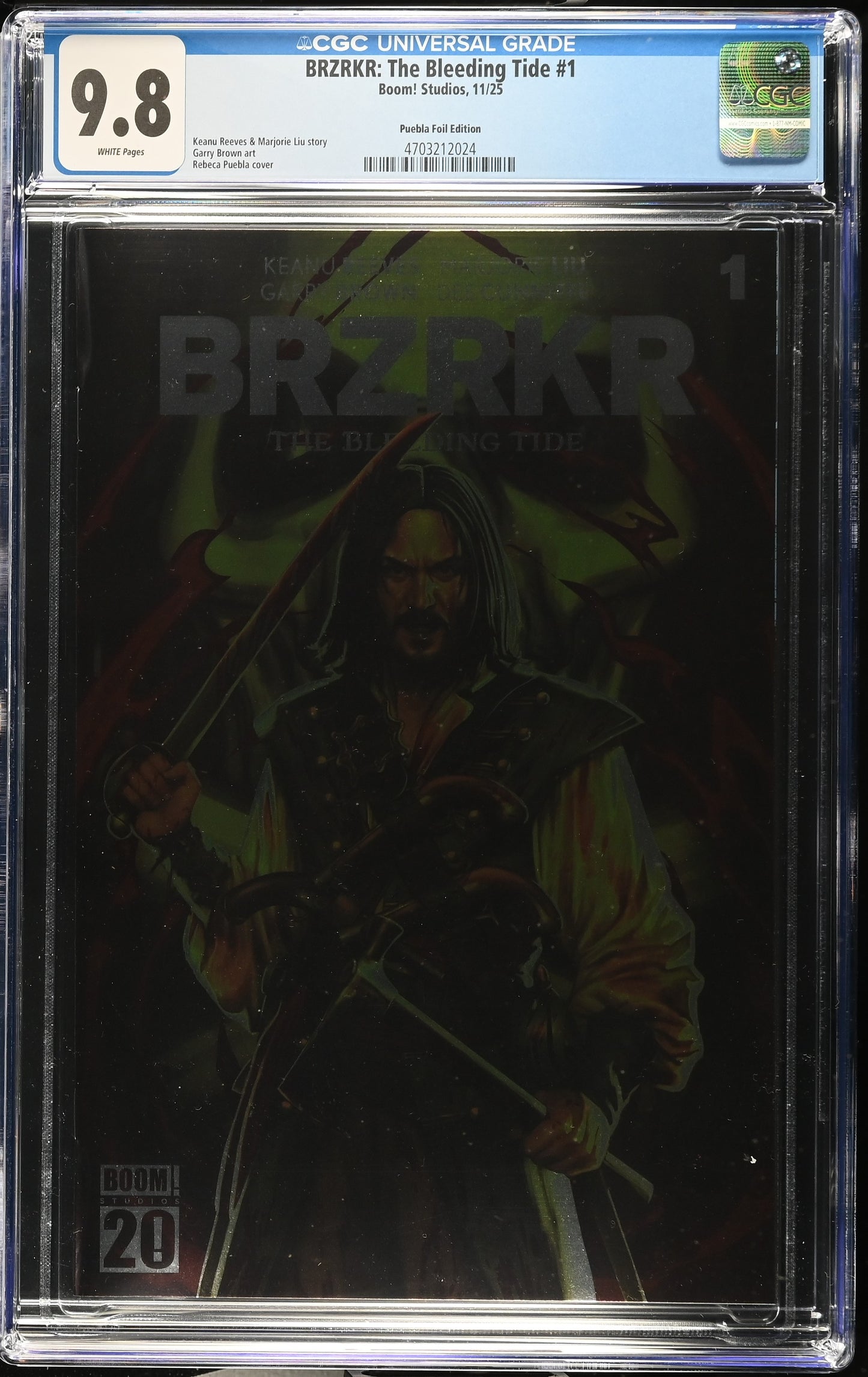 BRZRKR: The Bleeding Tide #1 Rebeca Puebla CGC 9.8