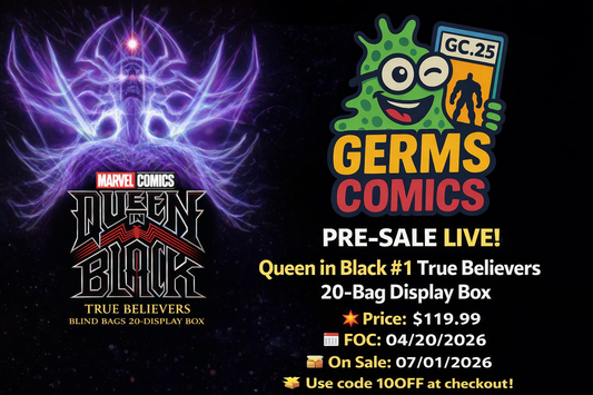 PRE-SALE Queen In Black #1 True Believers Blind Bag 20-Bag Display Box