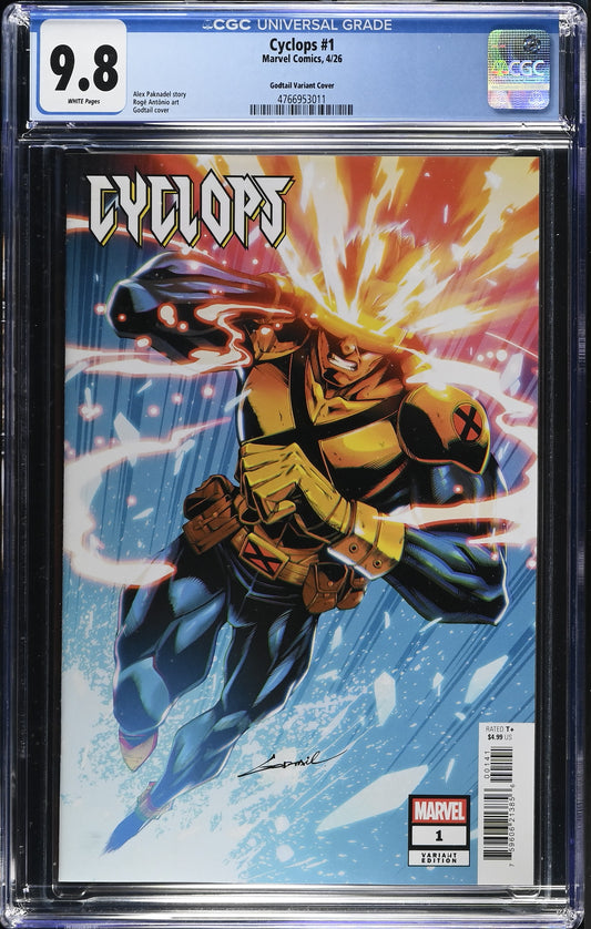 Cyclops #1 Godtail Variant CGC 9.8