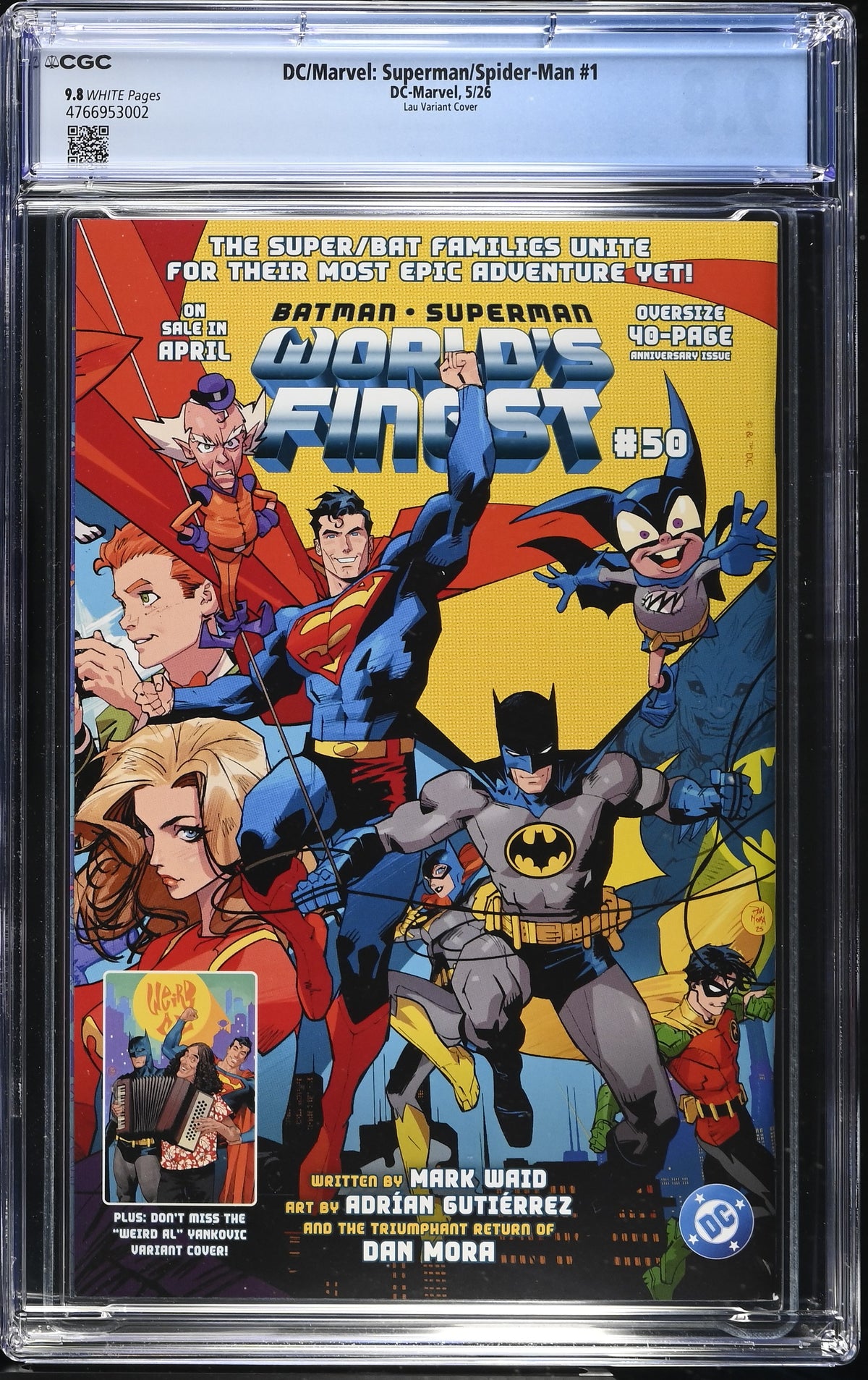 DC/Marvel: Superman/Spider-Man "ArtGerm" Lau CGC 9.8