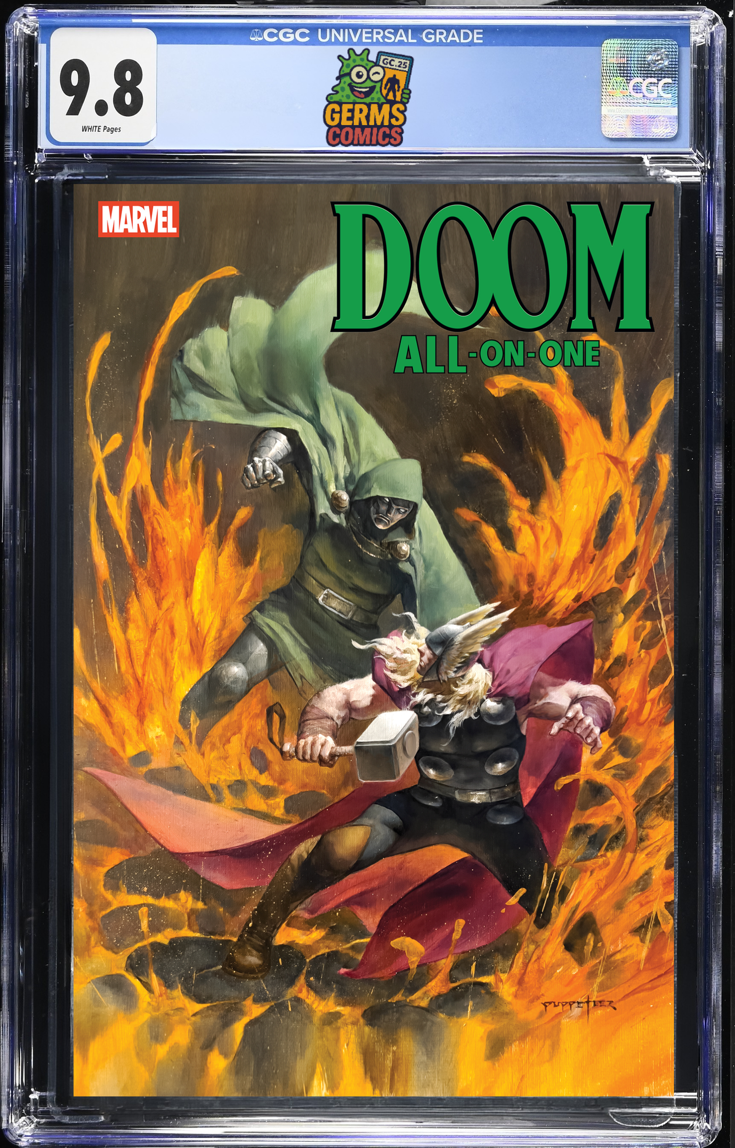 Doom All-on-One #1 Puppeteer Lee Foil CGC 9.8