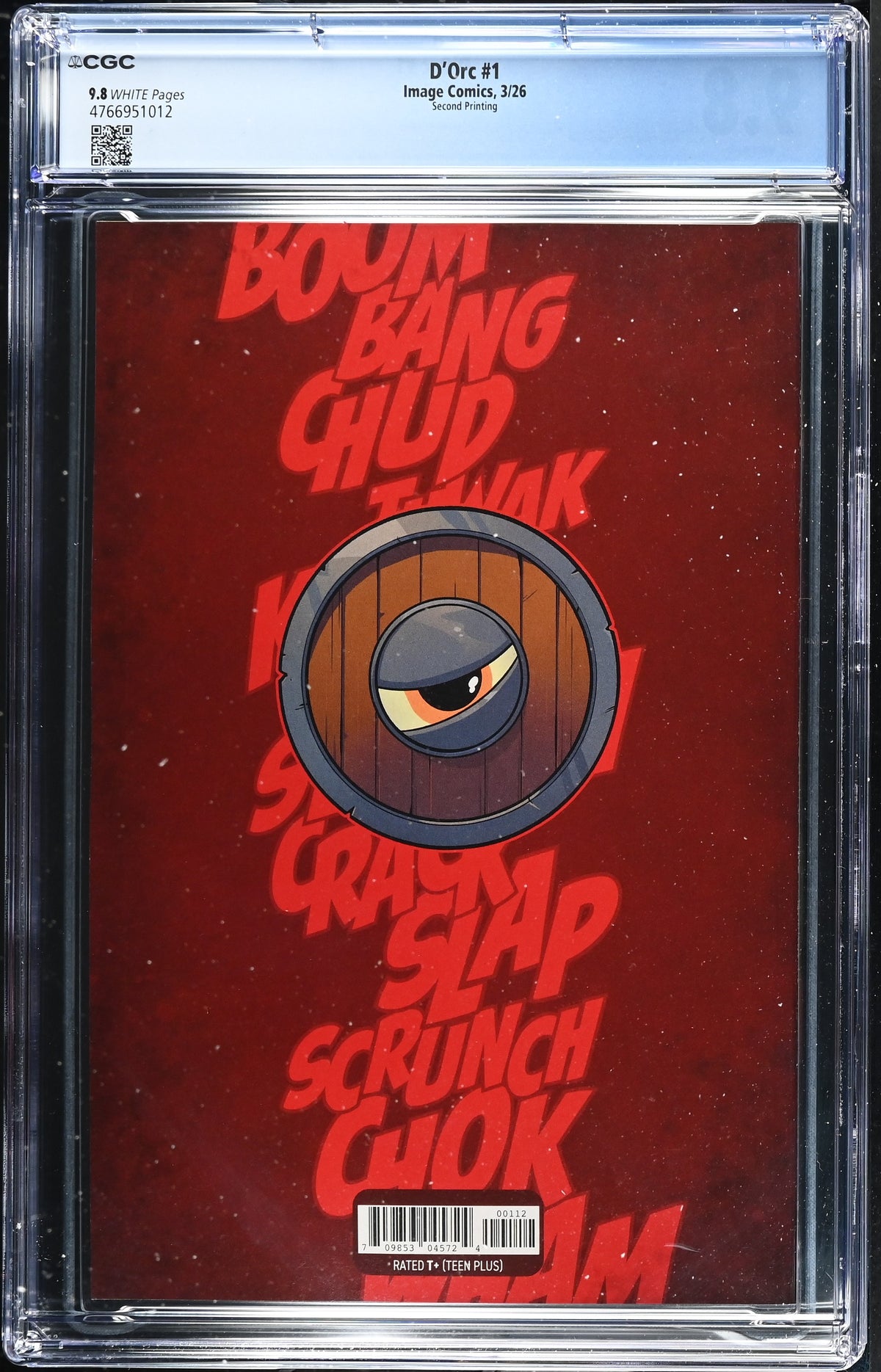 Dorc #1 2nd Printing Brett Bean CGC 9.8