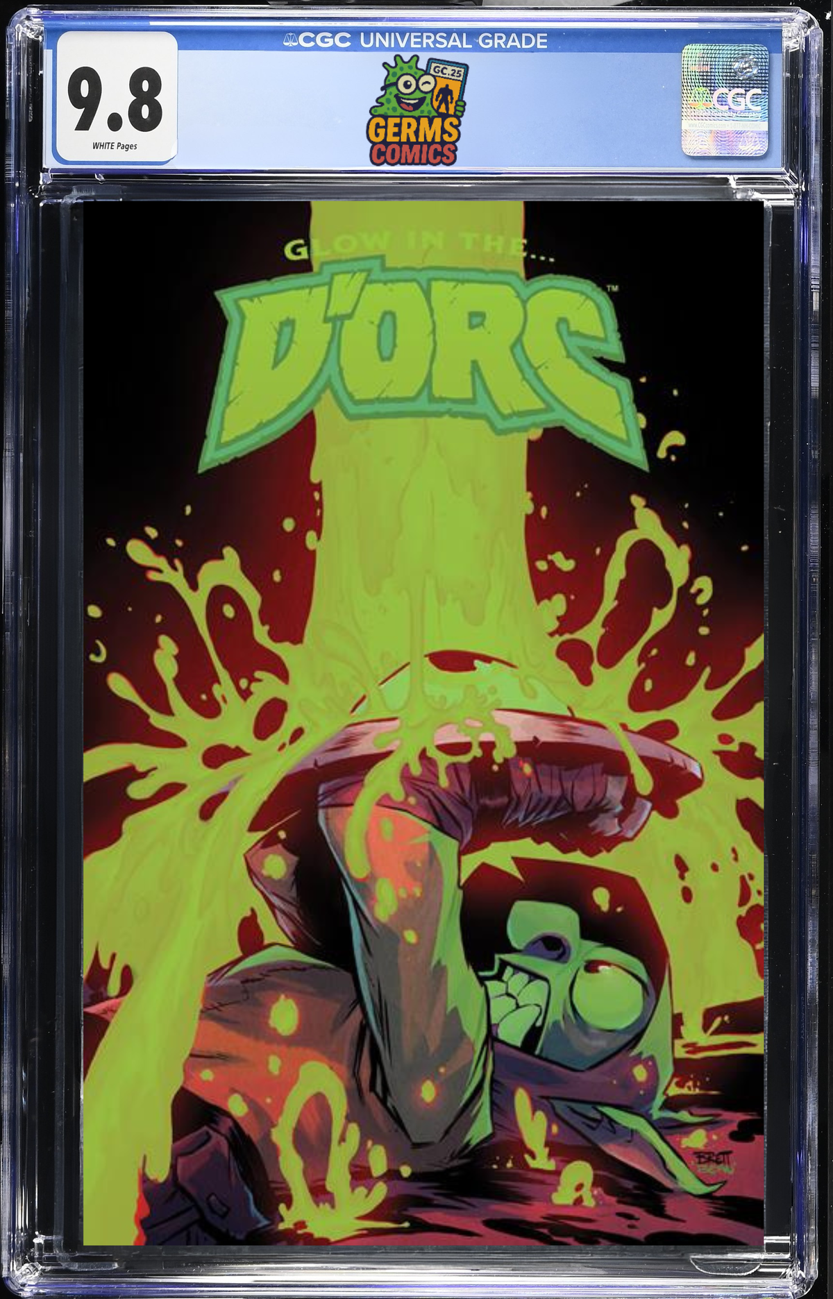 D'Orc #5 Glow in the D'Orc 3rd Printing Brett Bean CGC 9.8