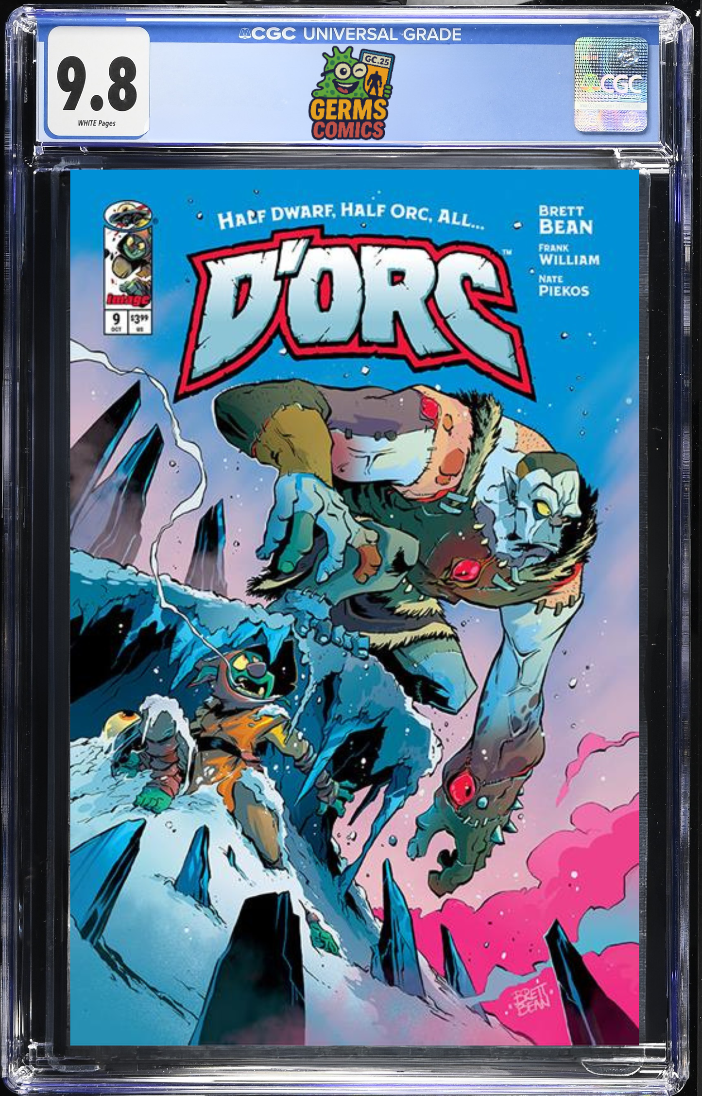 Dorc #9 Cover A Brett Bean CGC 9.8