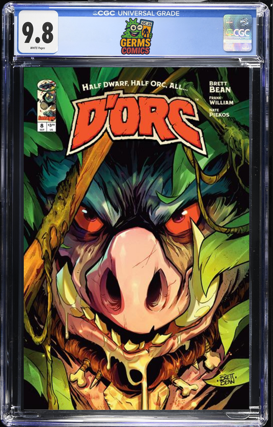 Dorc #8 Cover A Brett Bean CGC 9.8