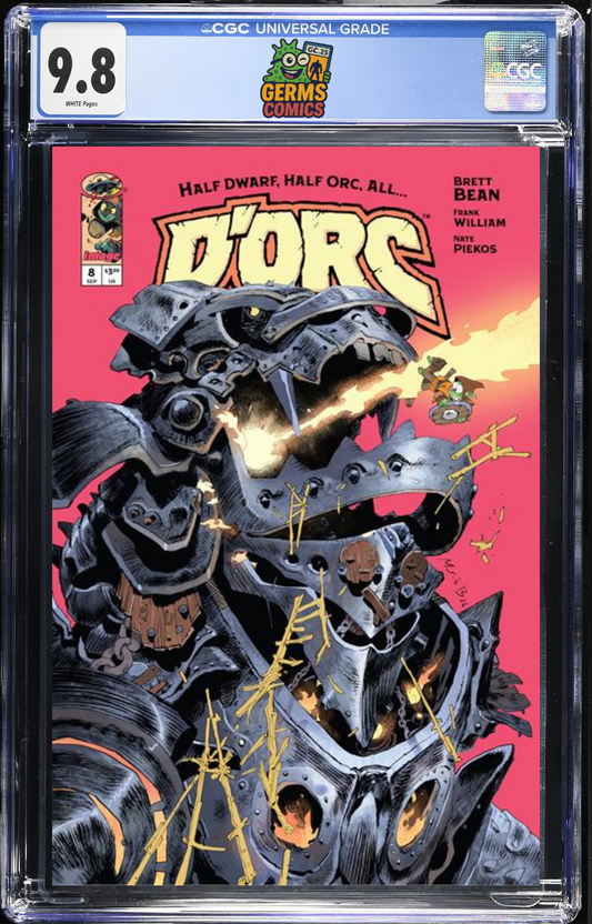 Dorc #8 Cover B Matias Bergara CGC 9.8