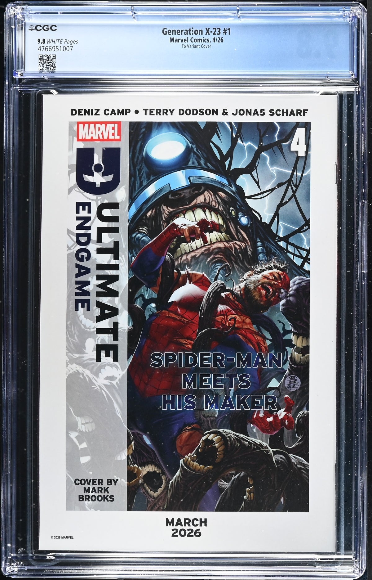 Generation X-23 #1 Marcus To 1:25 Variant CGC 9.8