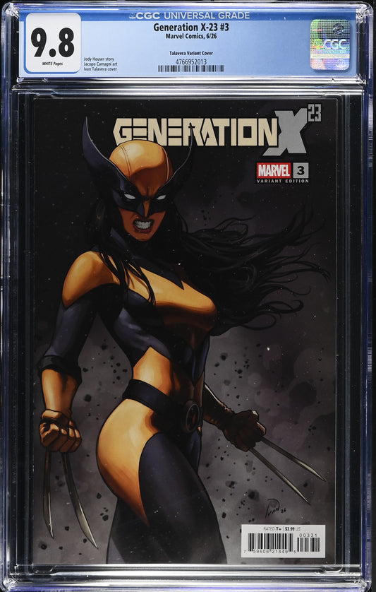 Generation X-23 #3 Ivan Talavera CGC 9.8
