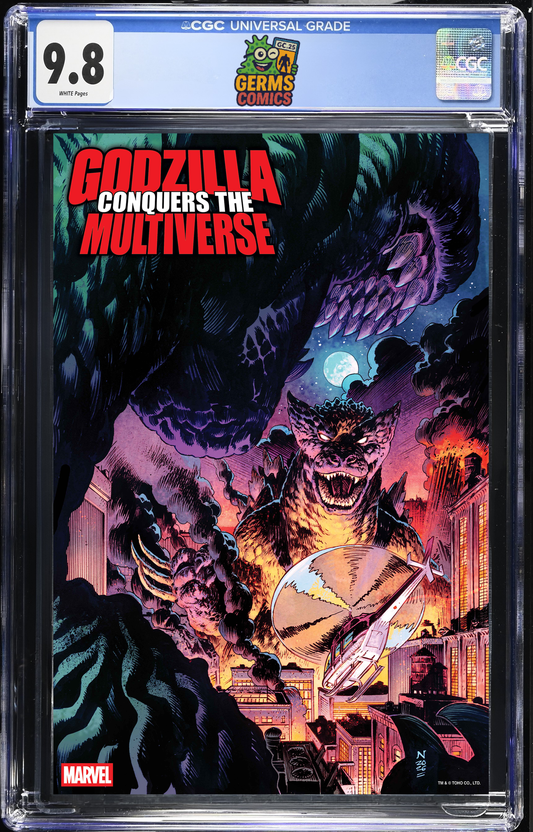 Godzilla Conquers the Multiverse #1 Nic Klein Heisei Godzilla Variant CGC 9.8