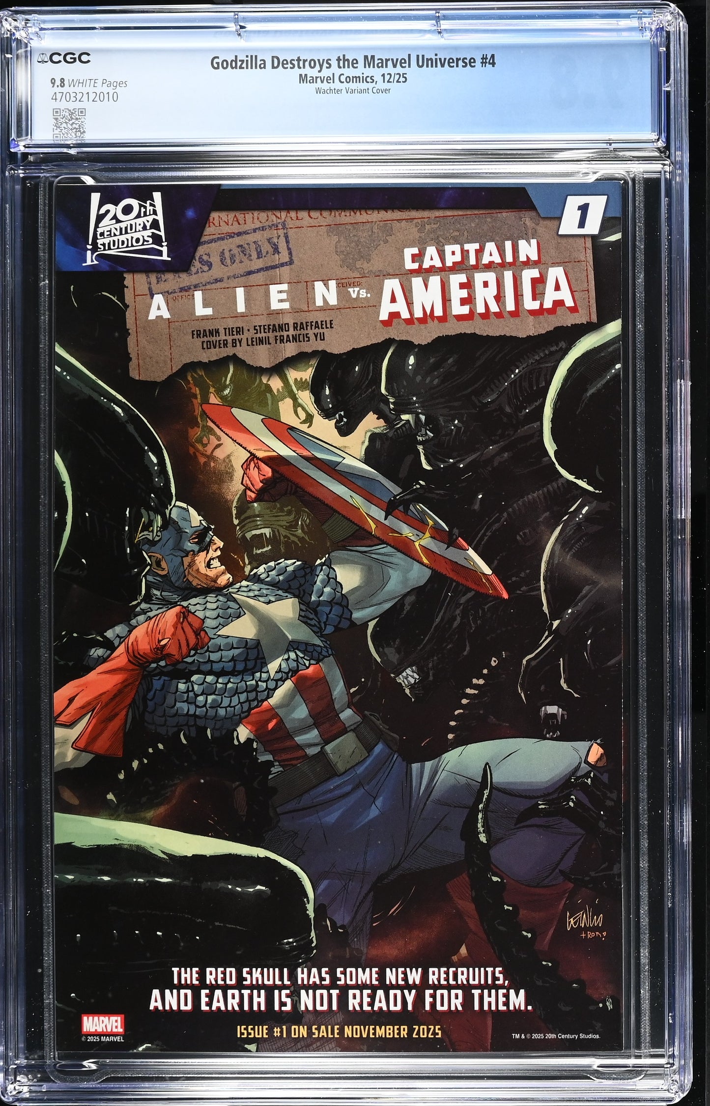 Godzilla Destroys the Marvel Universe #4 Dave Wachter CGC 9.8