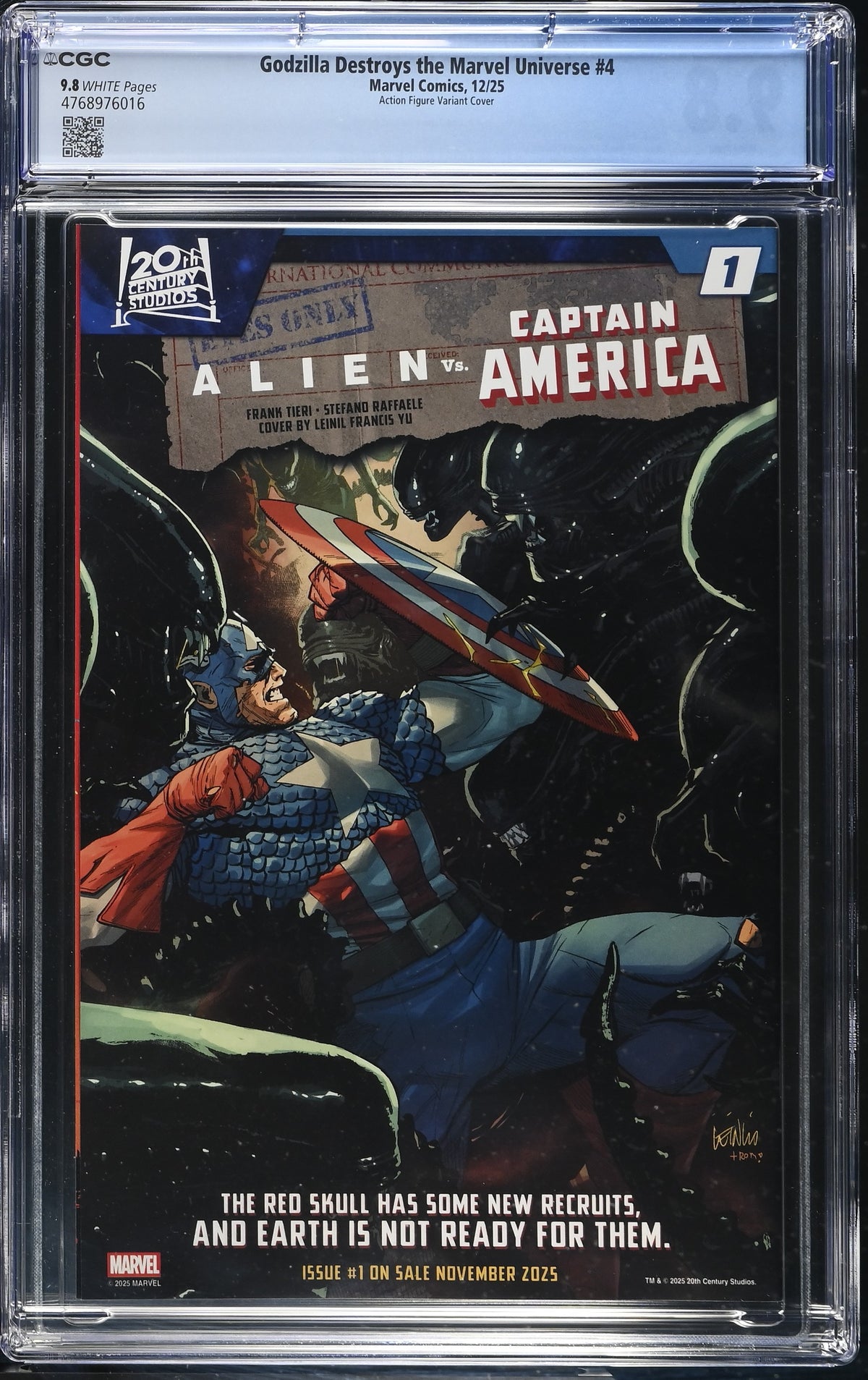 Godzilla Destroys the Marvel Universe #4 John Tyler Christopher CGC 9.8