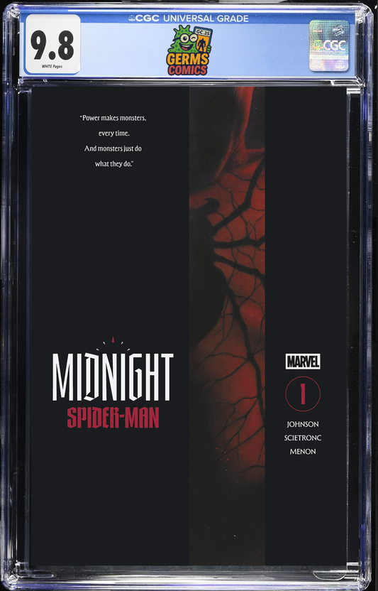 Midnight Spider-Man #1 Cover A Steve Beach 1st Print "Cloaked" CGC 9.8