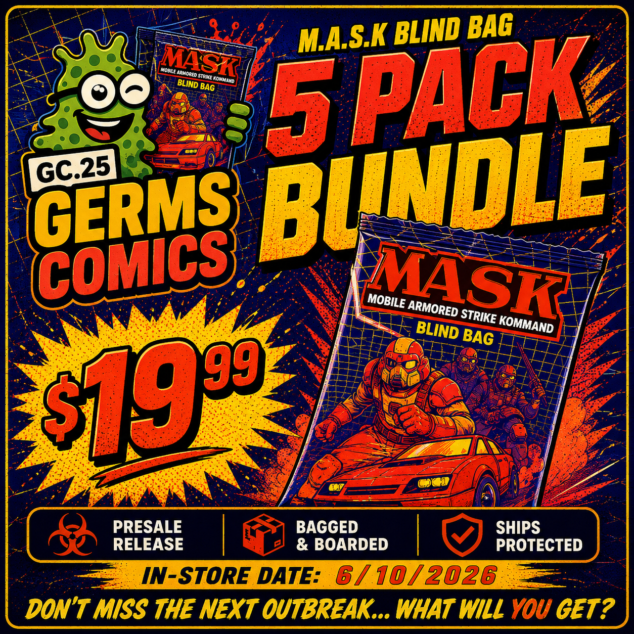 PRE-SALE MASK #1 BLIND BAG 5x Pack