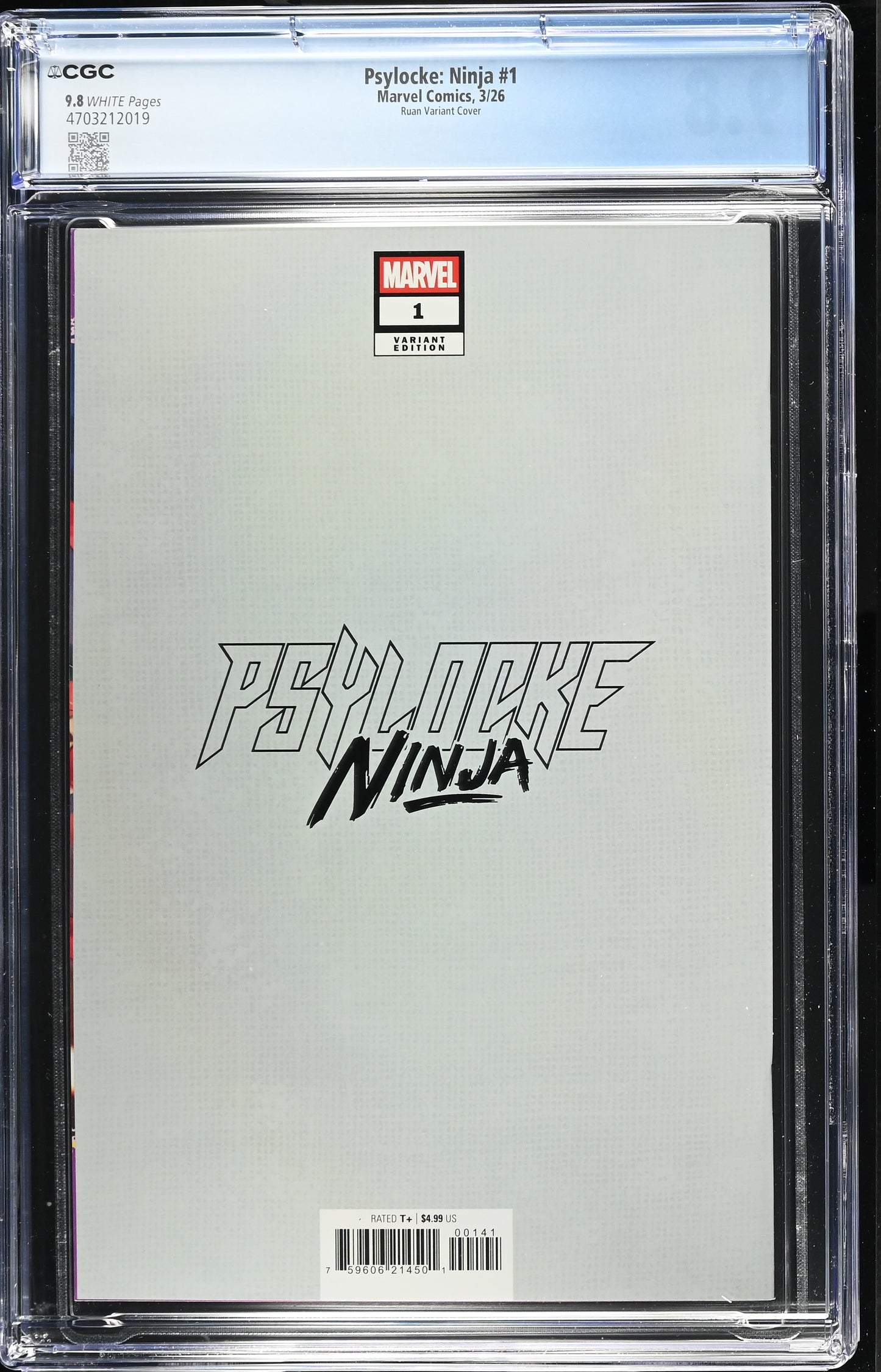 Psylocke Ninja #1 Dike Ruan CGC 9.8