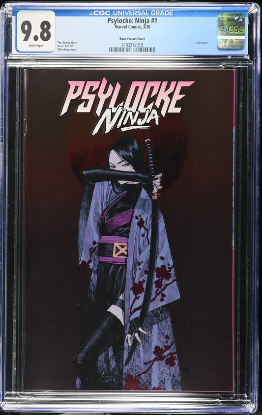 Psylocke Ninja #1 Dike Ruan CGC 9.8