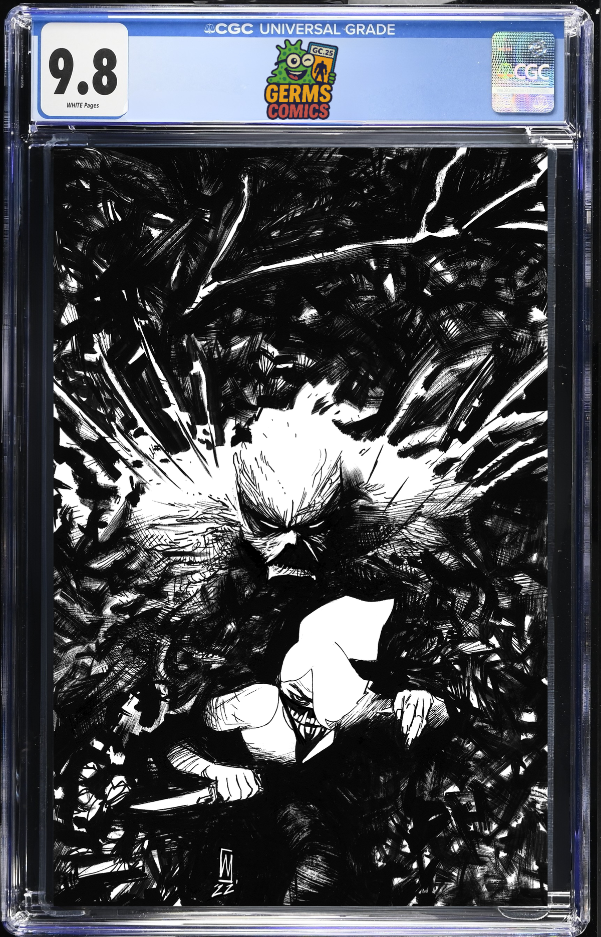 Swamp Thing is Killing the Children #1 Cover P Werther Dell'Edera Unlimited Full Art Variant CGC 9.8