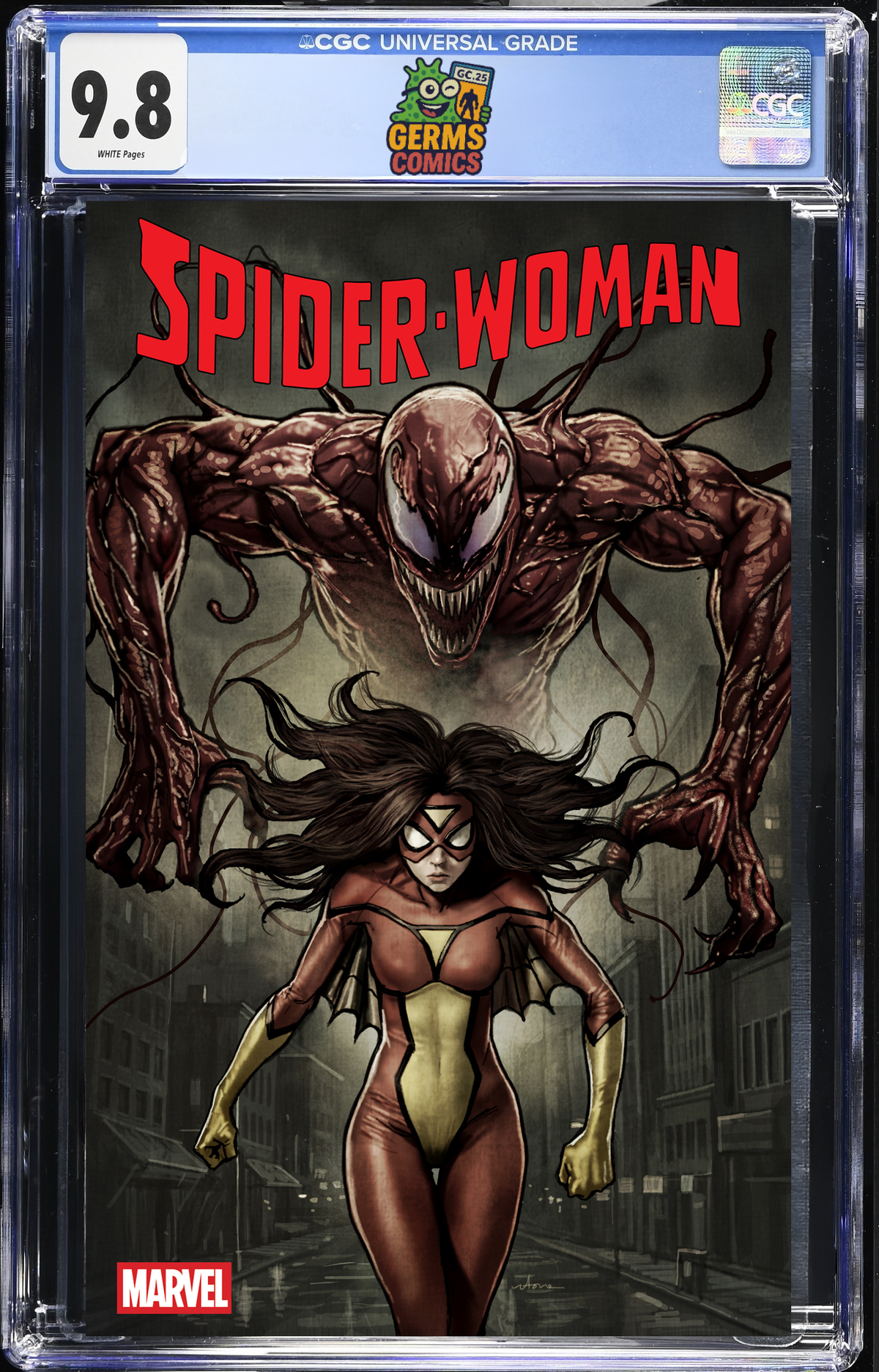Spider-Woman #1 Stonehouse Noir CGC 9.8