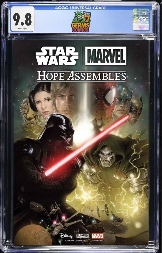Star Wars/Marvel: Hope Assembles #1 Cover C Kaare Andrews Battle Variant CGC 9.8