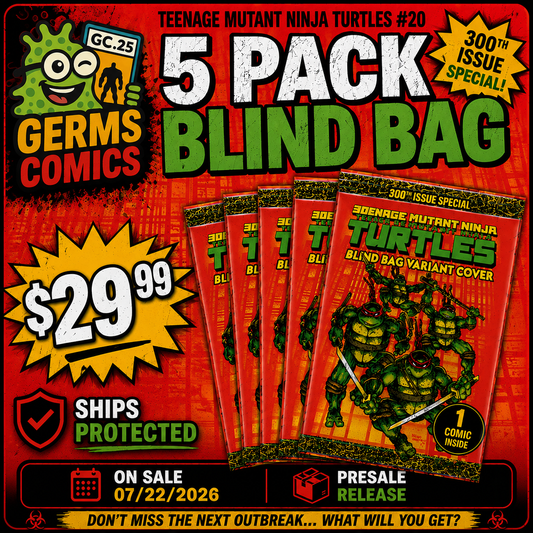 PRE-SALE Teenage Mutant Ninja Turtles #20: 300th Issue Special Variant F (Blind Bag) 5x Pack