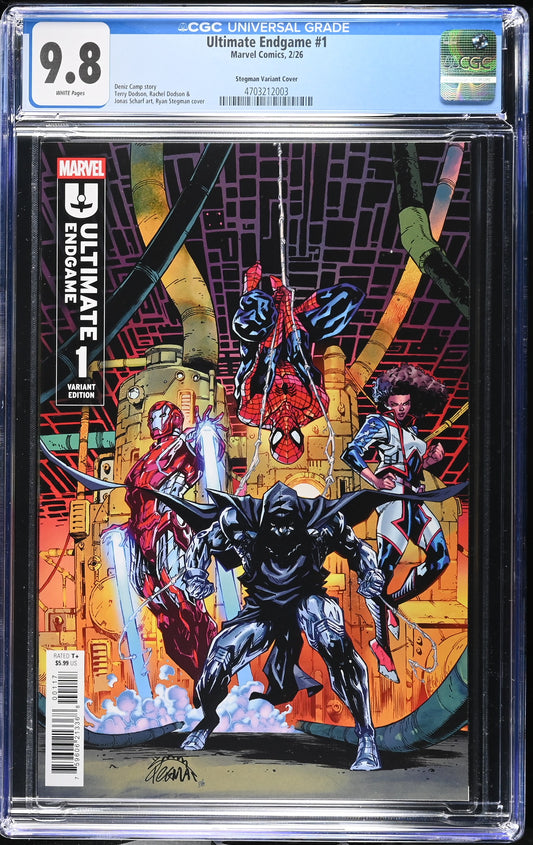 Ultimate Endgame #1 Ryan Stegman 1:25 CGC 9.8