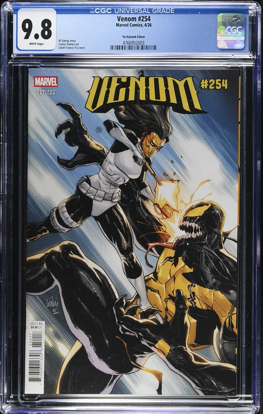 Venom #254 Leinil Francis Yu 1:25 Variant CGC 9.8