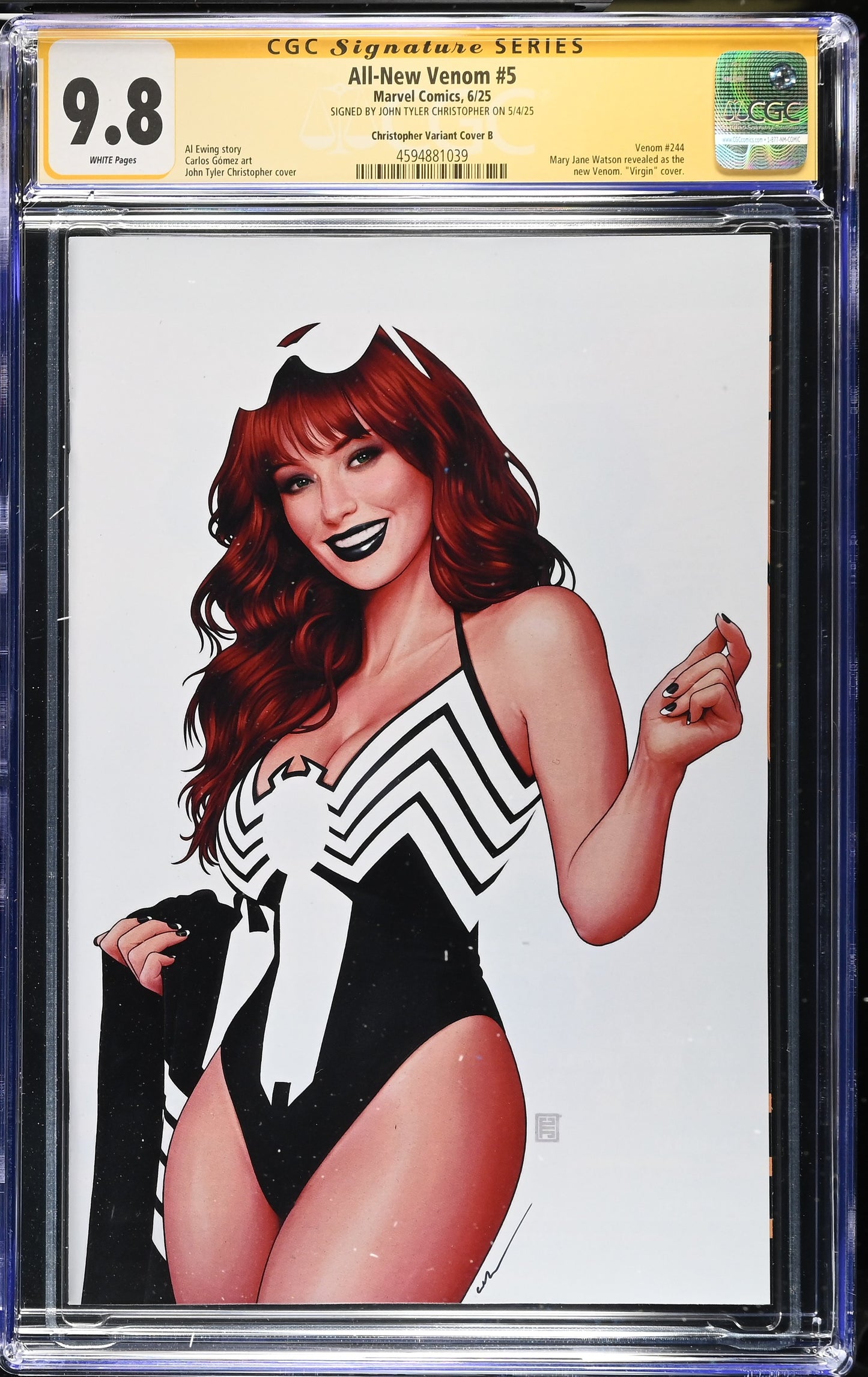 All-New Venom #5 CGC 9.8 – Signed by JTC
