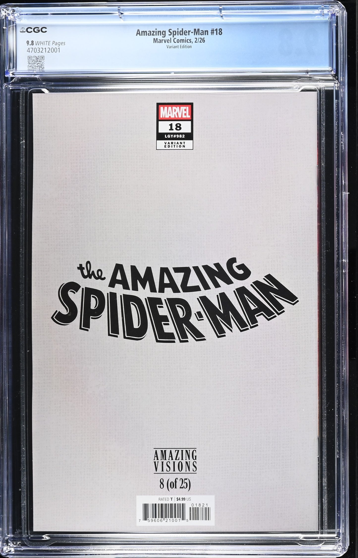 Amazing Spider-Man 18 Lee Bermejo CGC 9.8