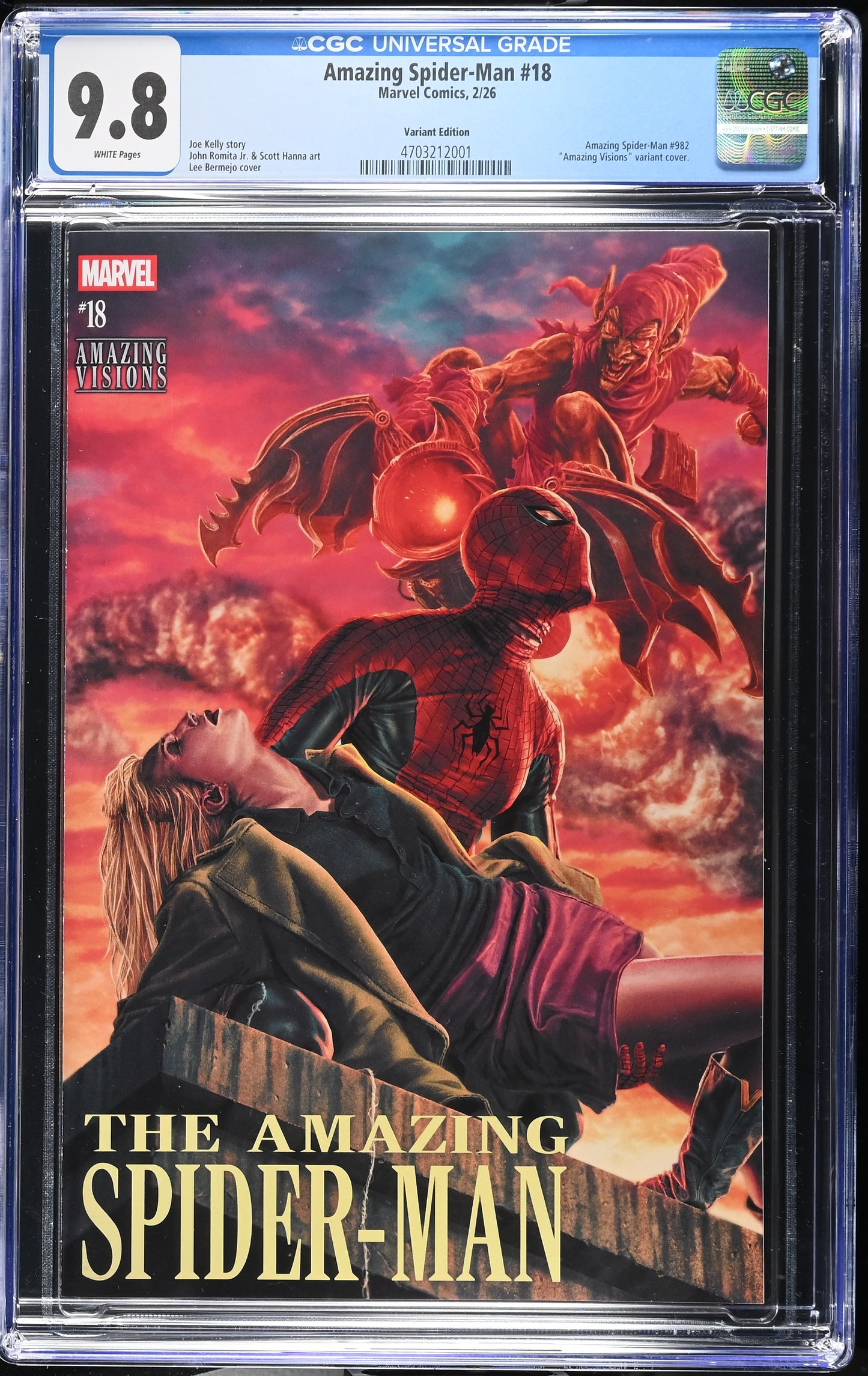 Amazing Spider-Man 18 Lee Bermejo CGC 9.8