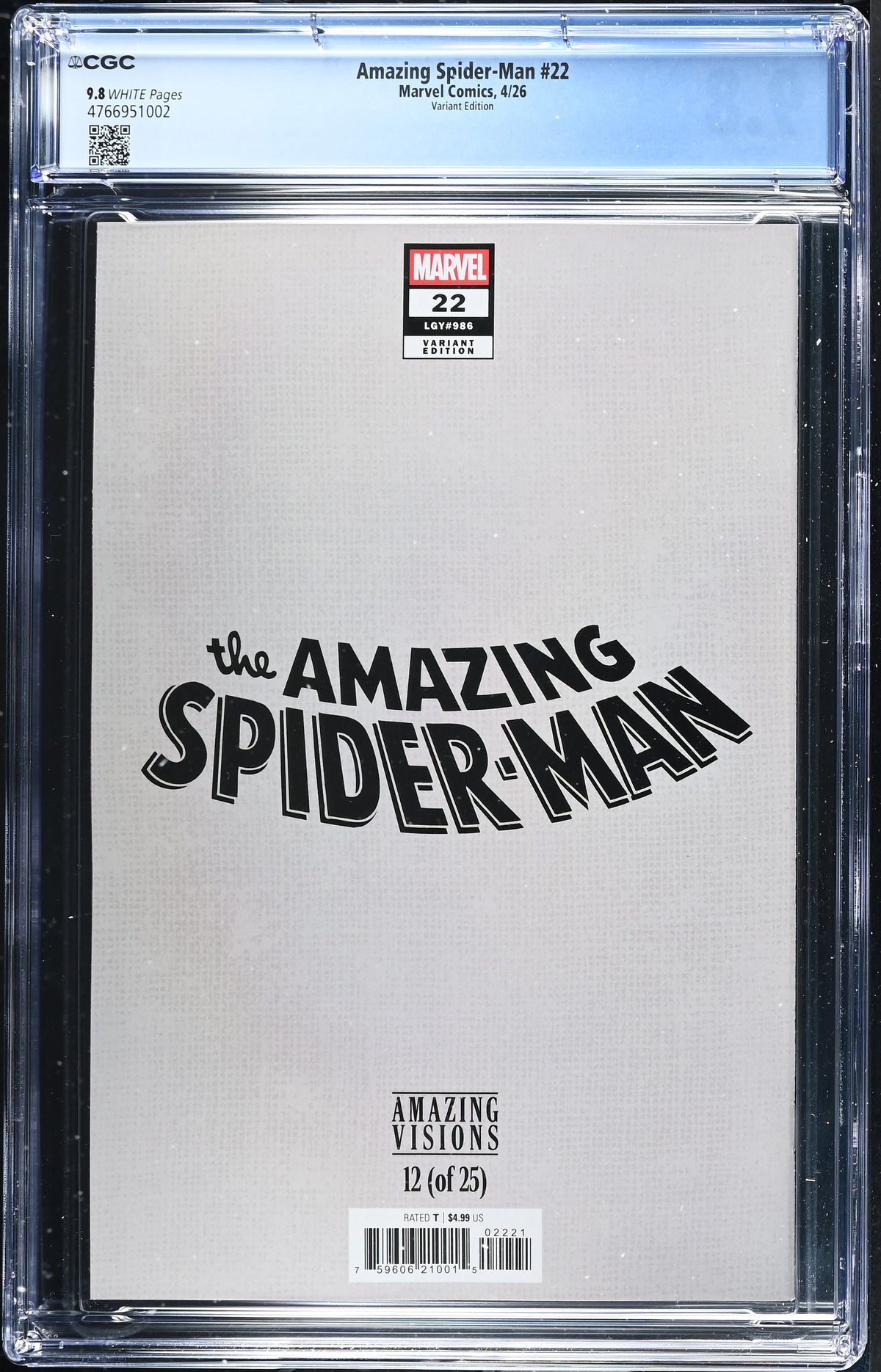 Amazing Spider-Man #22 Lee Bermejo CGC 9.8