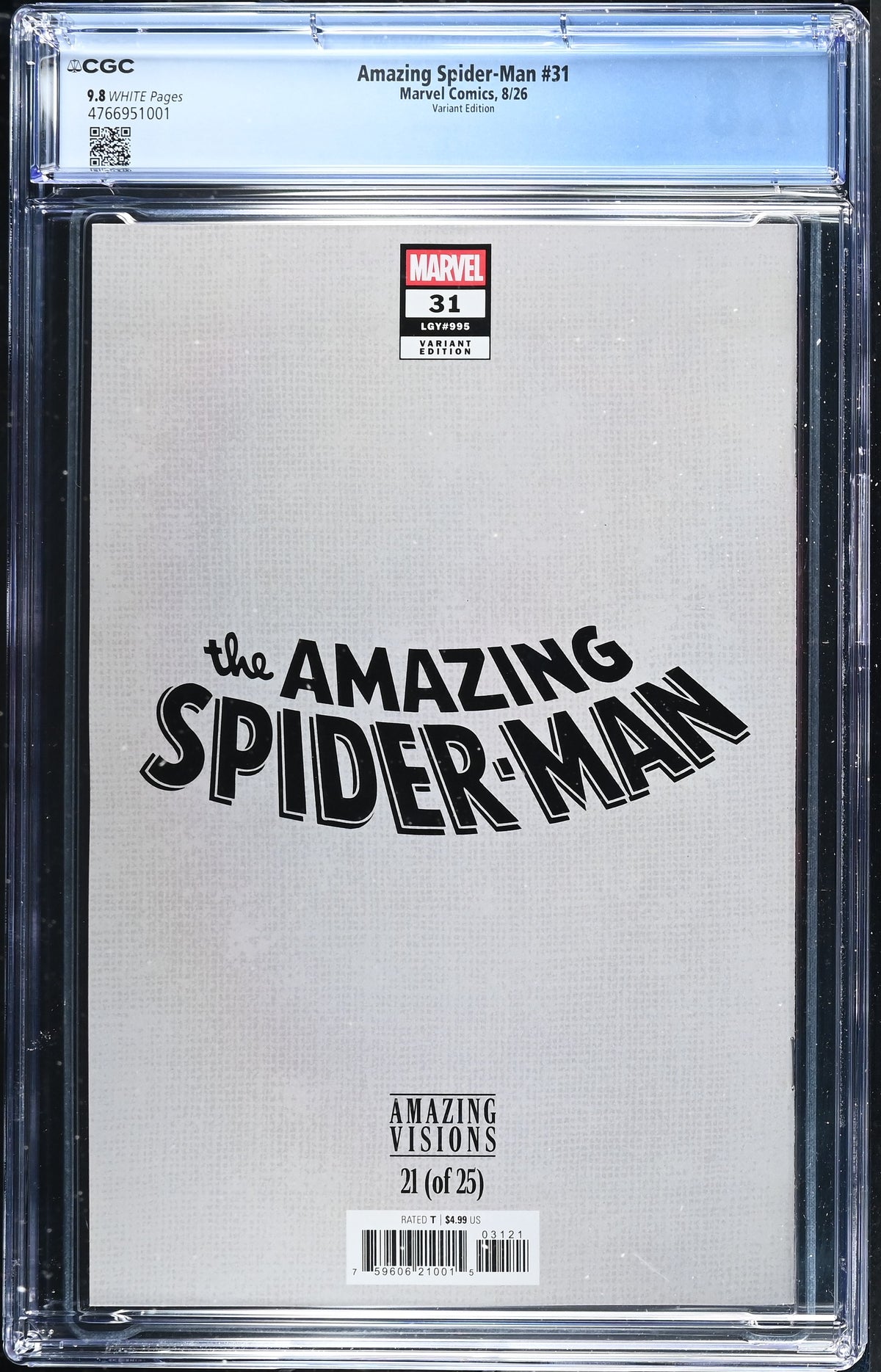 Amazing Spider-Man #31 Lee Bermejo CGC 9.8