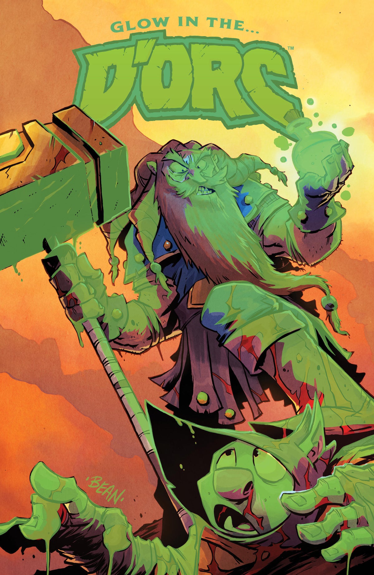D'ORC #1–5 Issue #3 — 4th Print Glow in the D'Orc Brett Bean