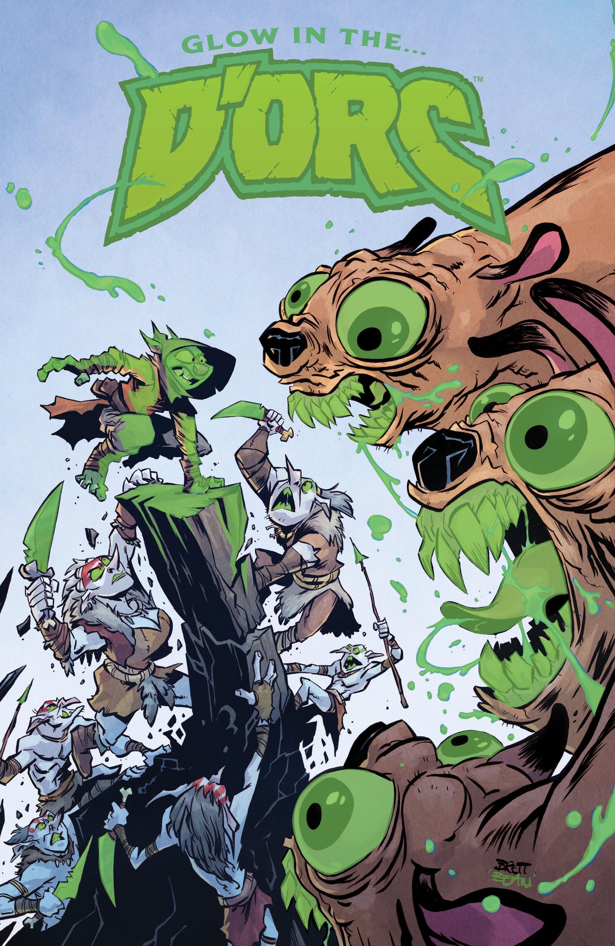 D'ORC #1–5 Issue #4 — 2nd Print Glow in the D'Orc Brett Bean