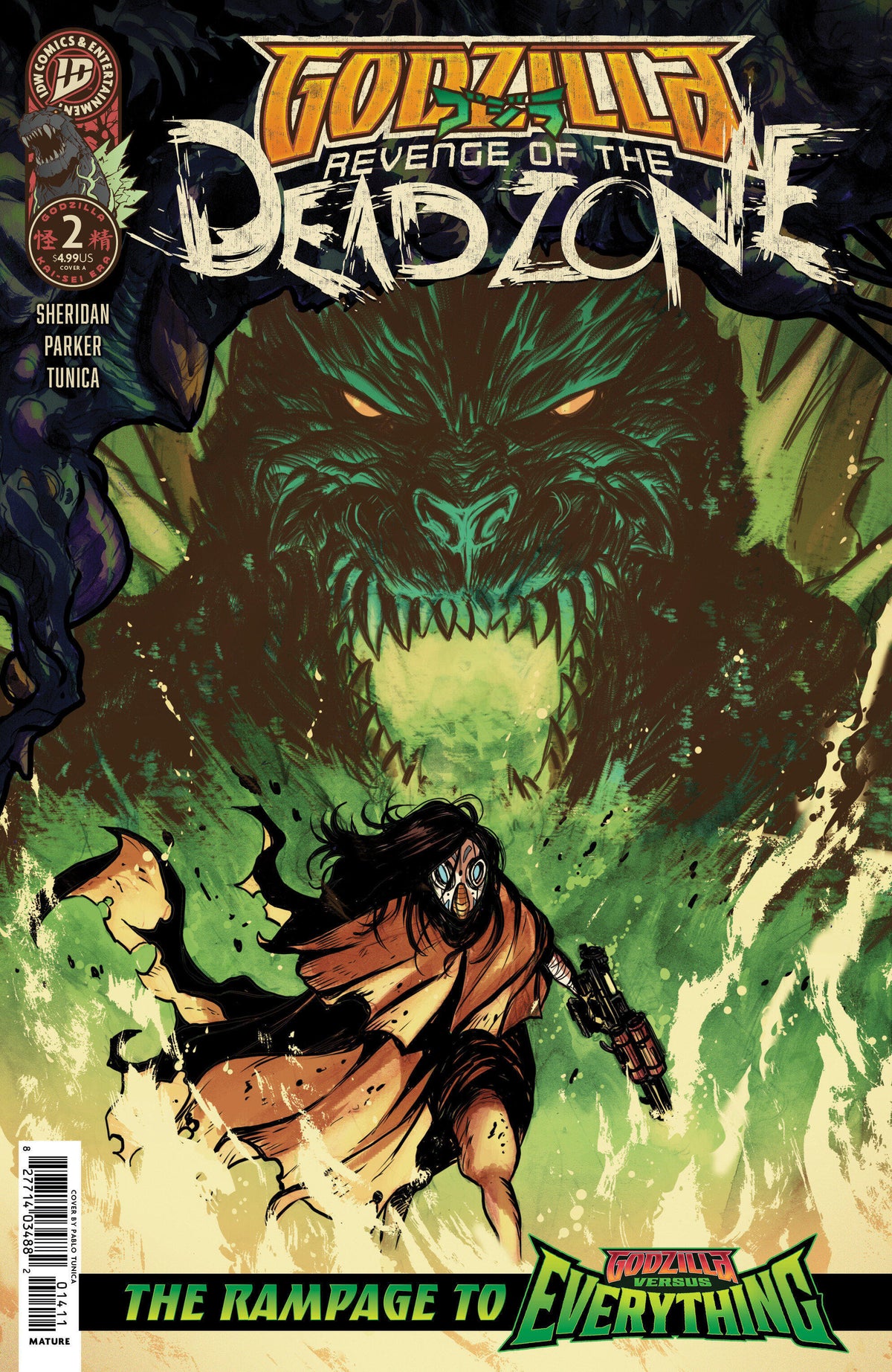 Godzilla: Revenge of the Deadzone #2 — 2-Cover Raw Variant Bundle (A & B) lead cover; includes Cover A, Cover B