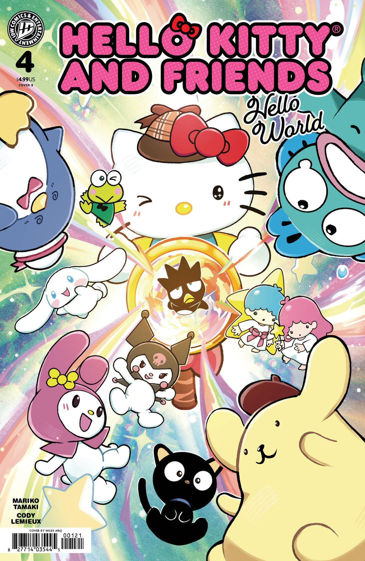 Cover B Miles Arq raw comic cover