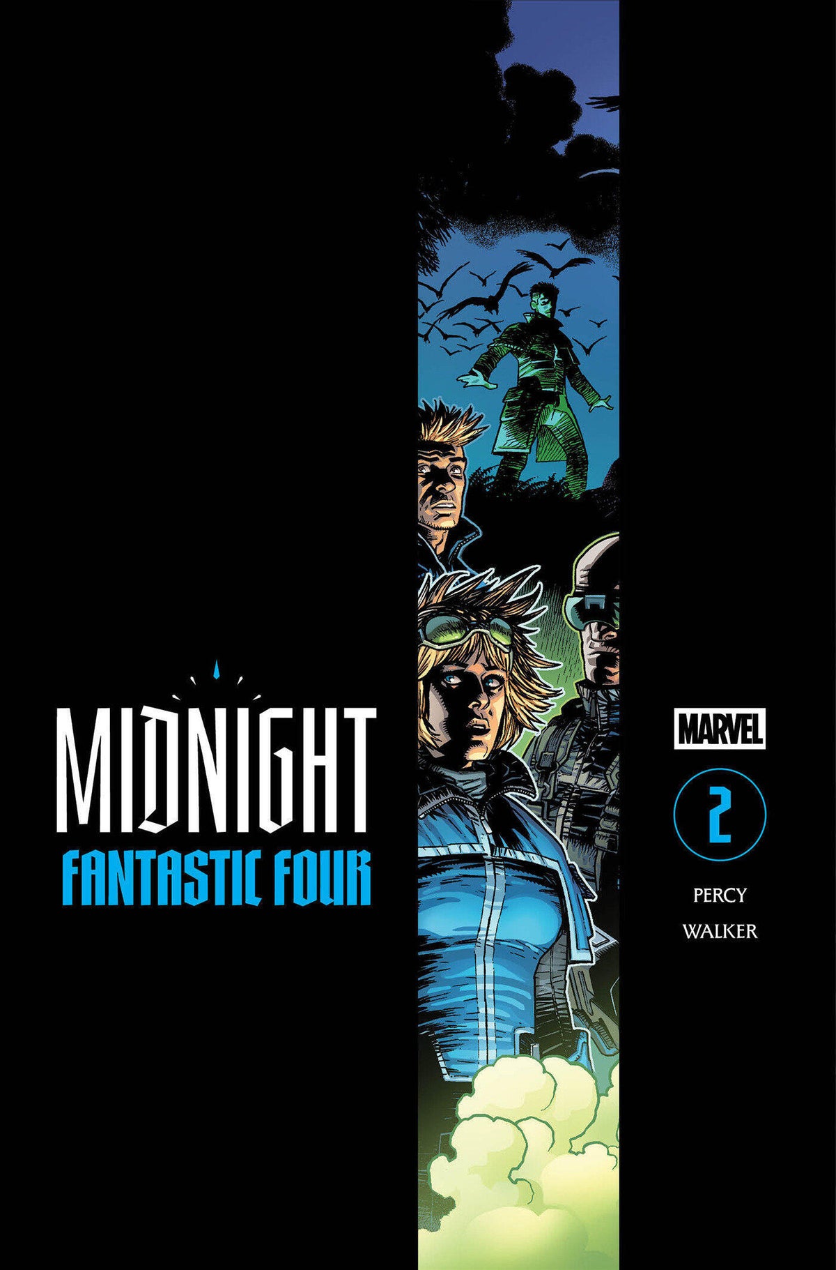 Midnight Fantastic Four #2 — 4-Cover Raw Variant Bundle (A–D) lead cover. Other covers are detailed in the product description.