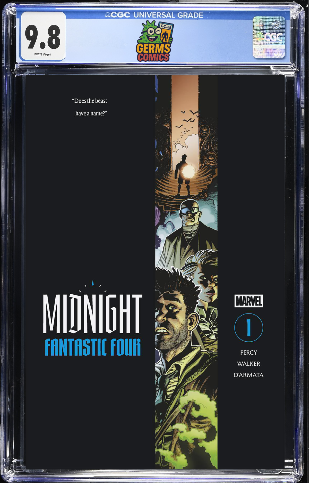 Midnight Fantastic Four #1 Cover A Kev Walker 1st Print "Cloaked" CGC 9.8