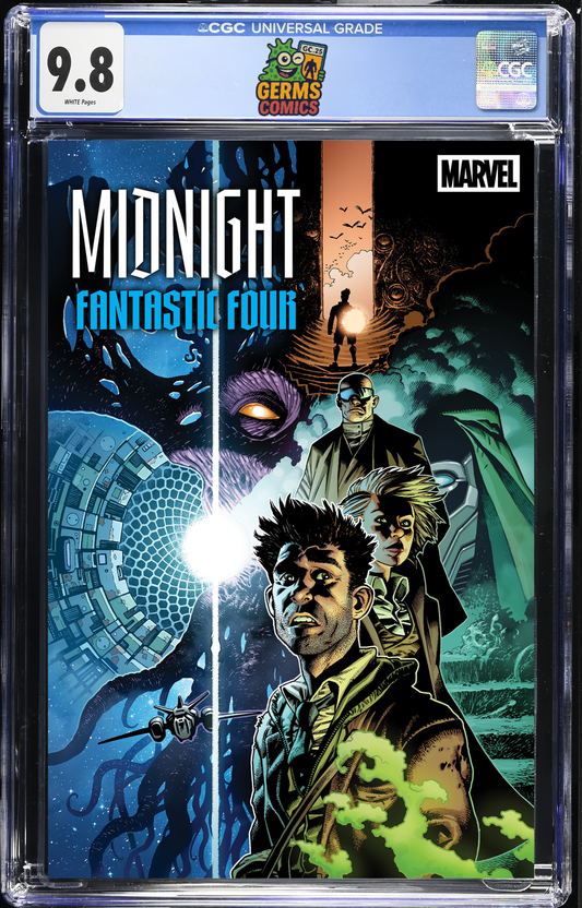 Midnight Fantastic Four #1 Cover A Kev Walker 2nd Print "Uncloaked" CGC 9.8