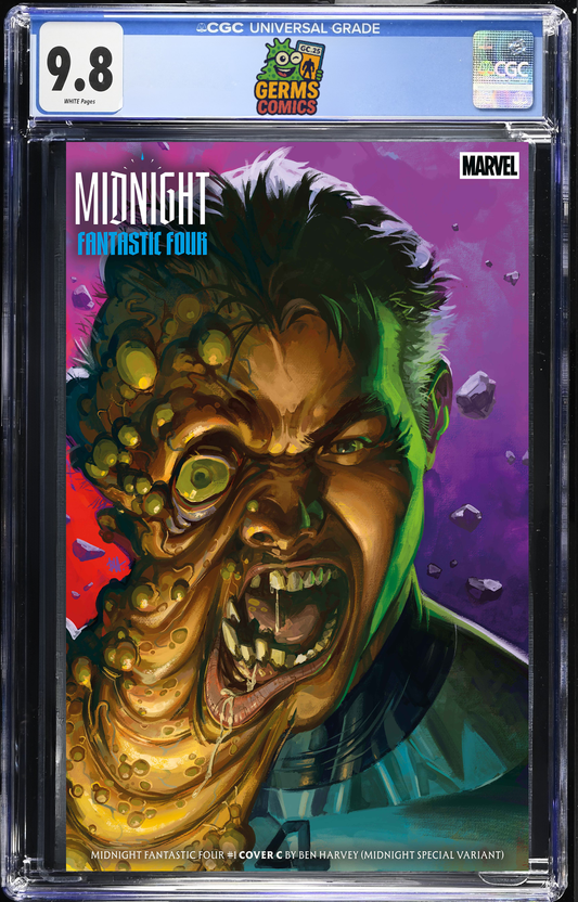 Midnight Fantastic Four #1 Cover C Ben Harvey Variant CGC 9.8