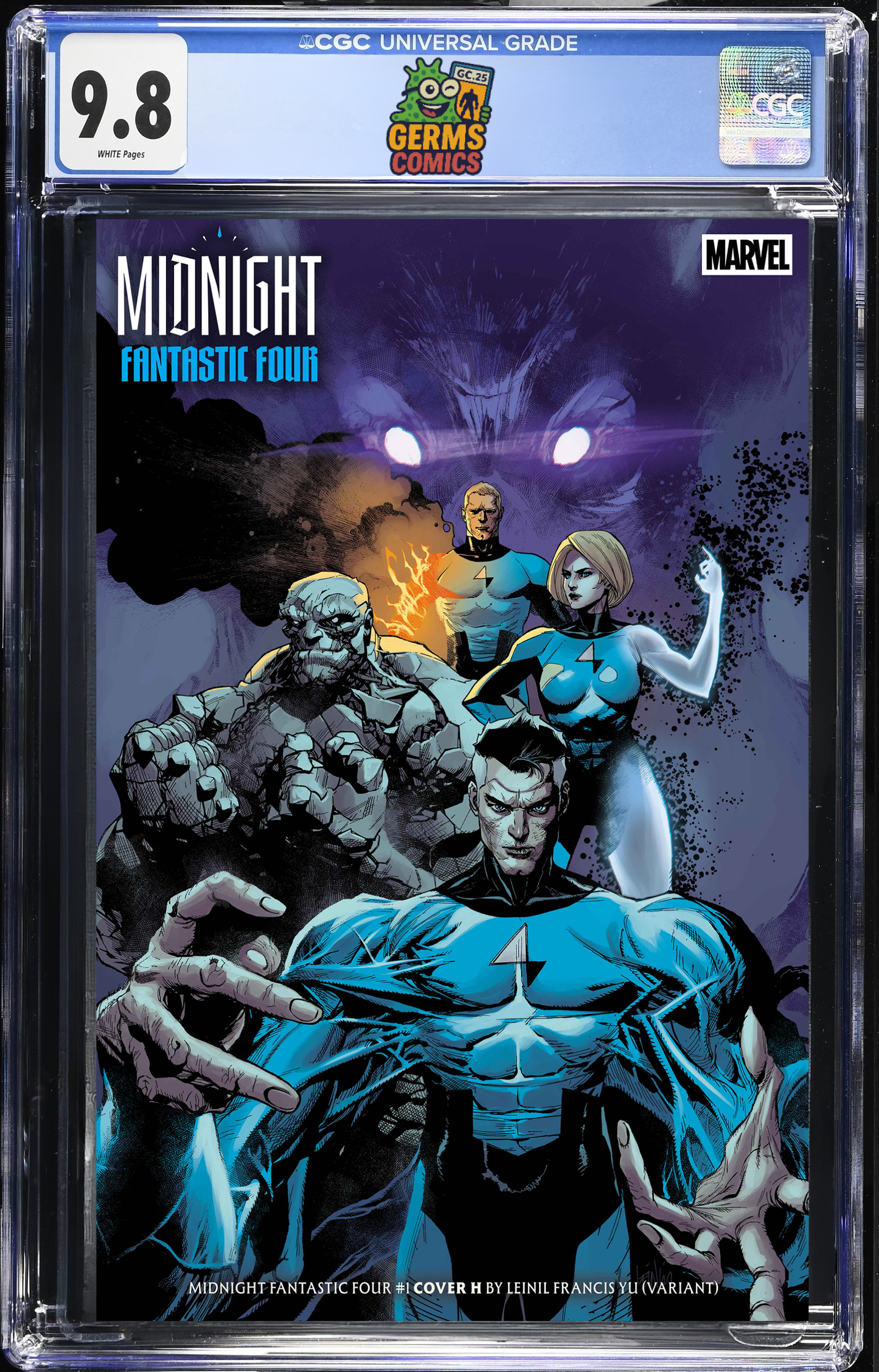 Midnight Fantastic Four #1 Cover H Leinil Yu Variant CGC 9.8