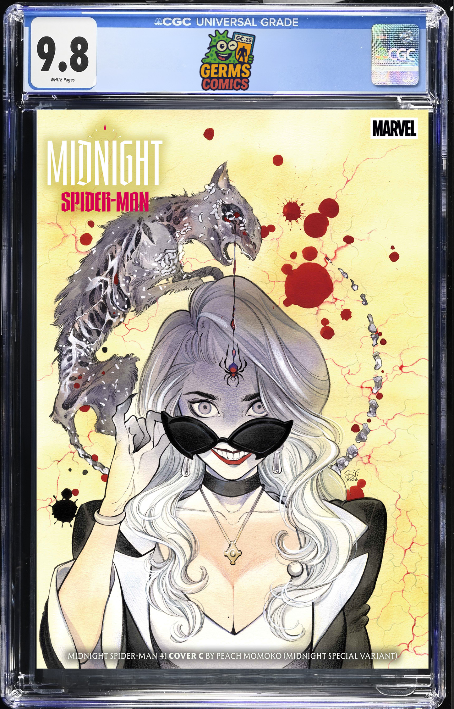 Midnight Spider-Man #1 Cover C Peach Momoko CGC 9.8