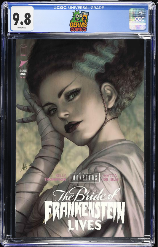 Universal Monsters: The Bride of Frankenstein Lives! #1 (of 4) Cover C Stanley “Artgerm” Lau Variant FOIL CGC 9.8