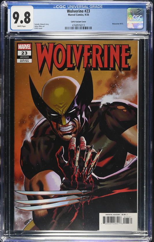 Wolverine #23 Cafu CGC 9.8