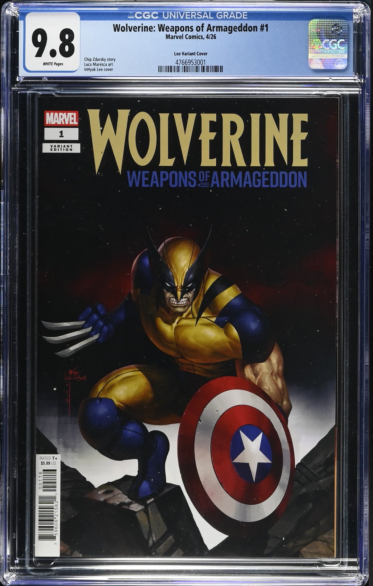 Wolverine Weapons of Armageddon #1 Inhyuk Lee CGC 9.8