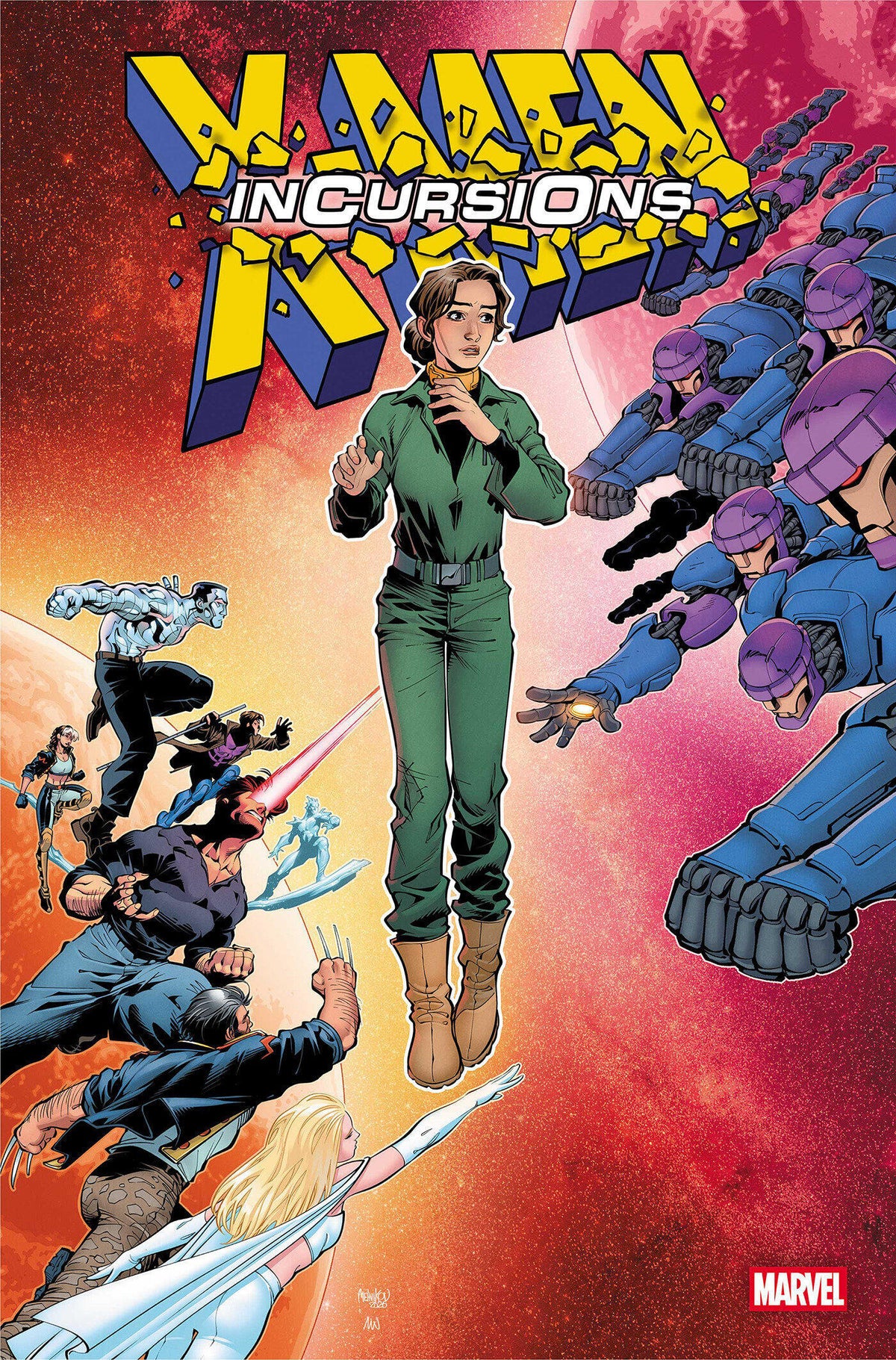 X-Men: Incursions #1 — 4-Cover Raw Variant Bundle (A, B, C & F) lead cover. Other covers are detailed in the product description.